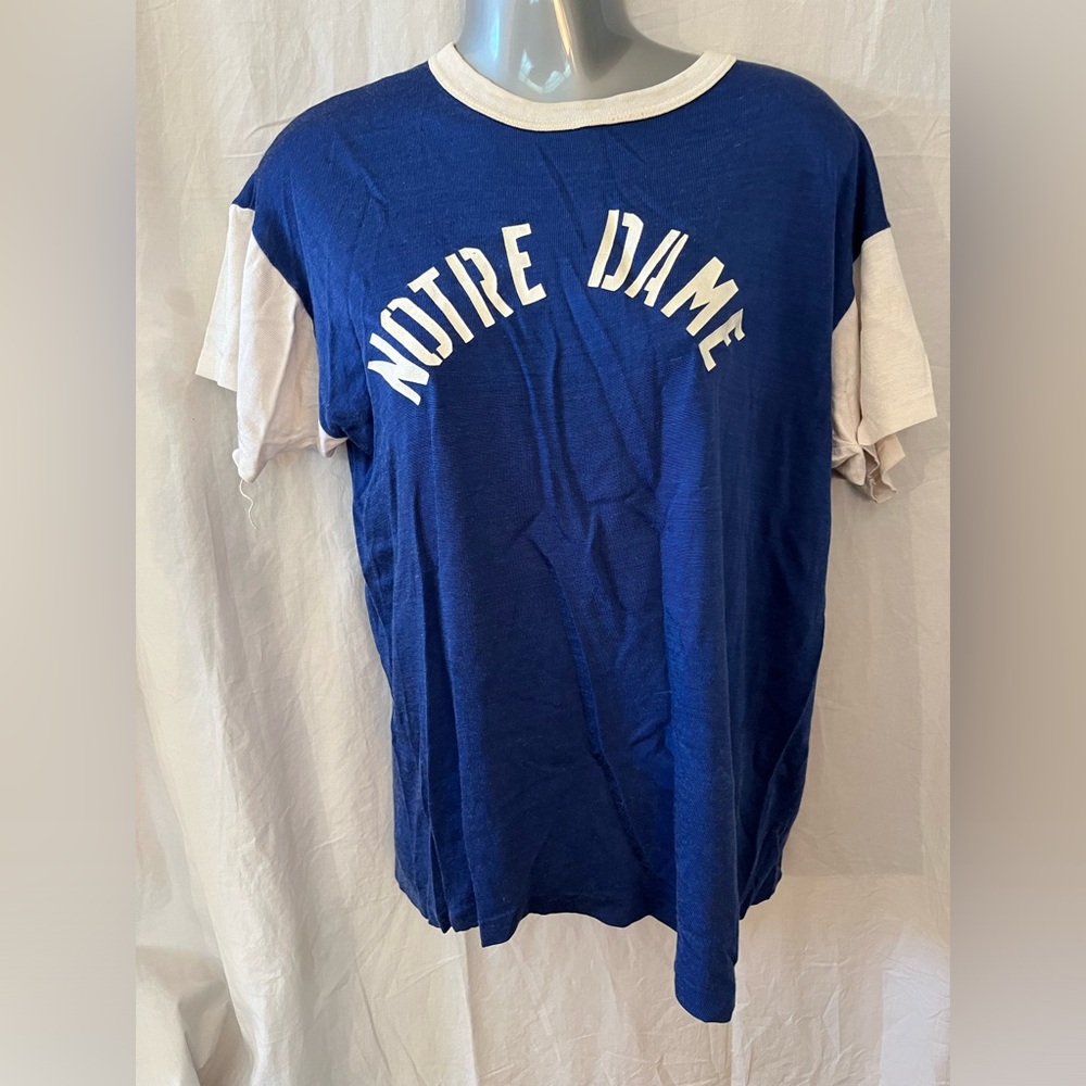 Notre Dame jersey style T-shirt vintage